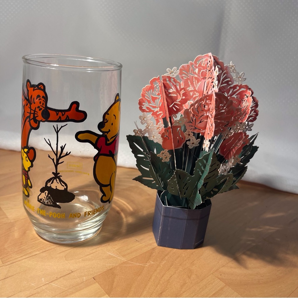 Winnie-The-Pooh & Friends Glass Vintage Sears